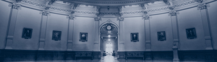 Inside Courthouse Hallway